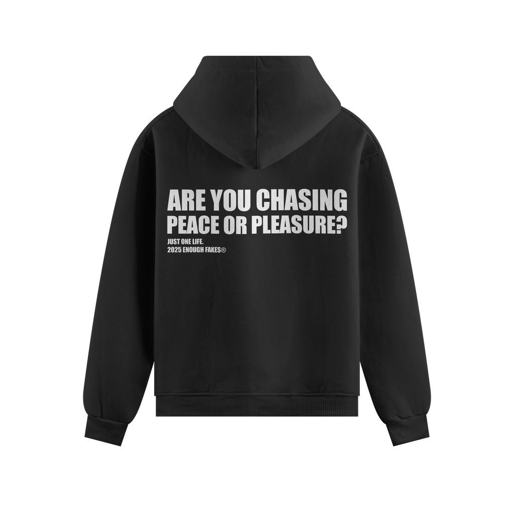 PEACE OR PLEASURE PREMIUM HOODIE