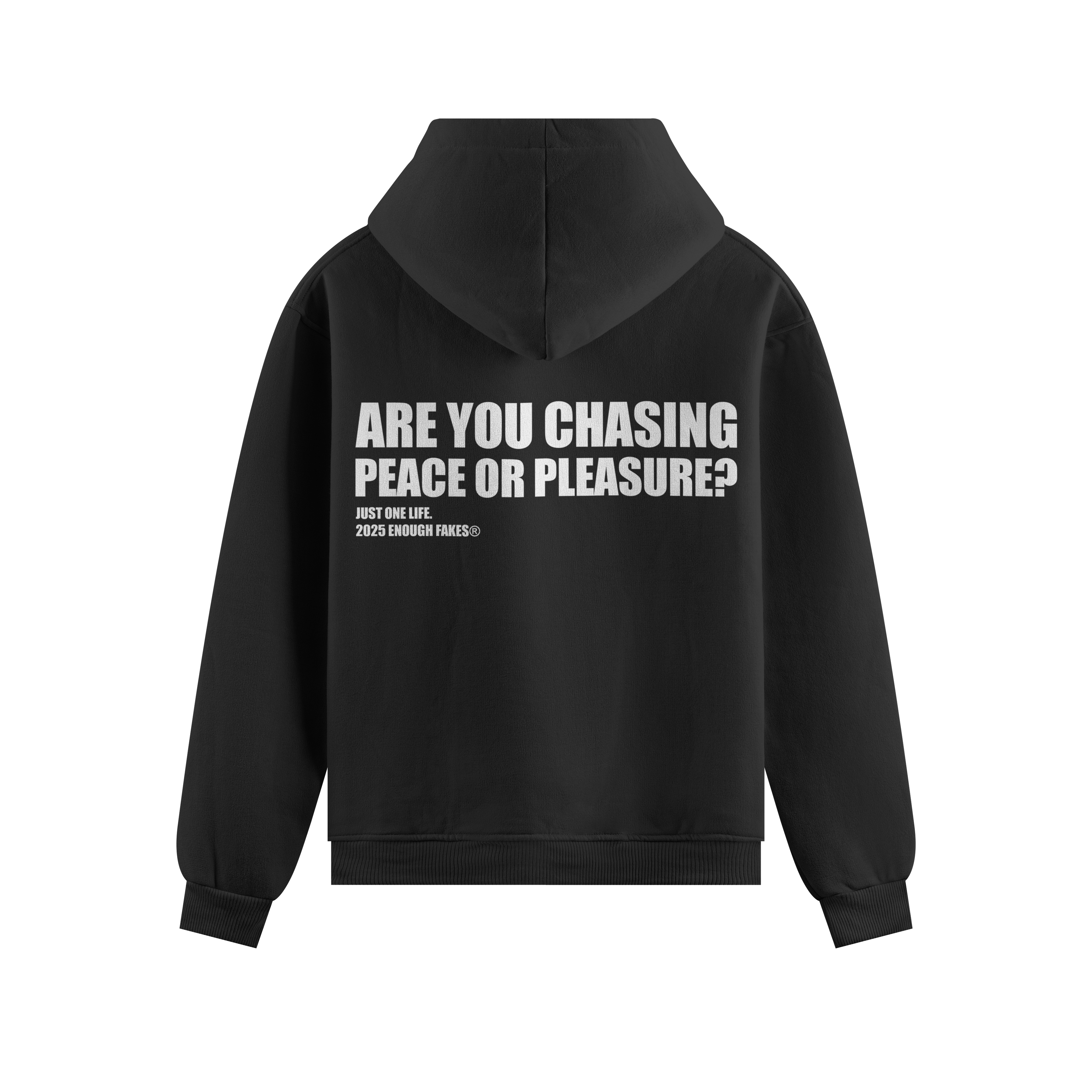 PEACE OR PLEASURE PREMIUM HOODIE
