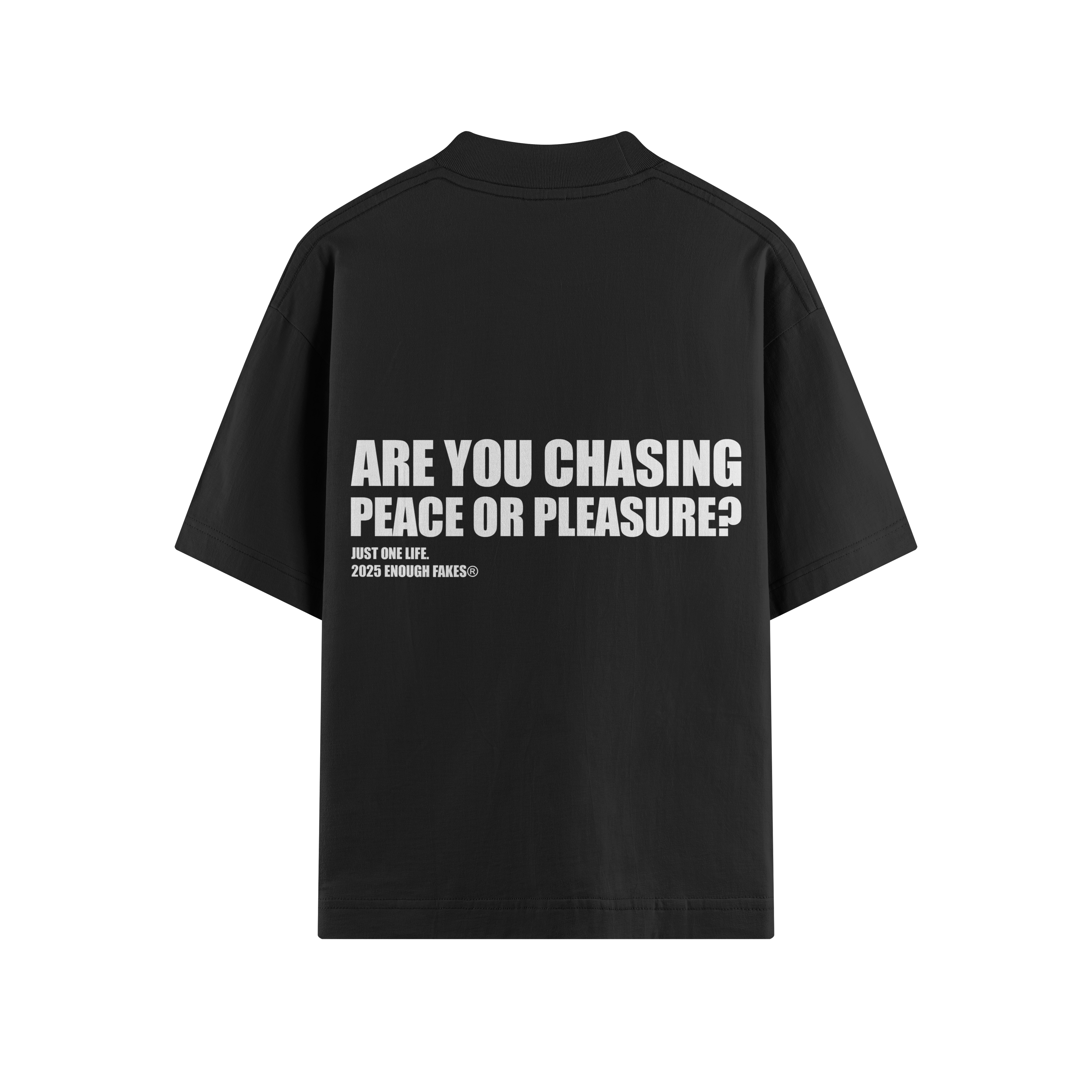 PEACE OR PLEASURE OVERSIZE TEE
