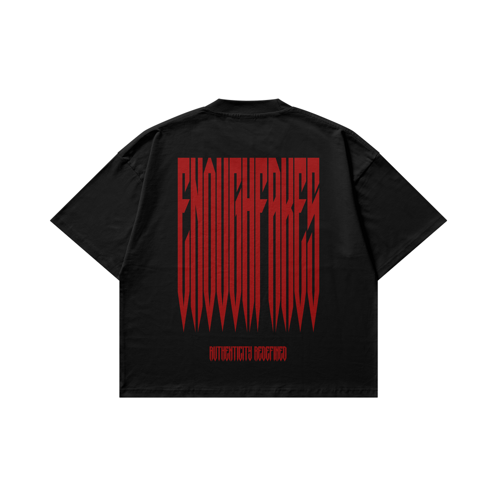 ENOUGH FAKES OVERSIZE TEE
