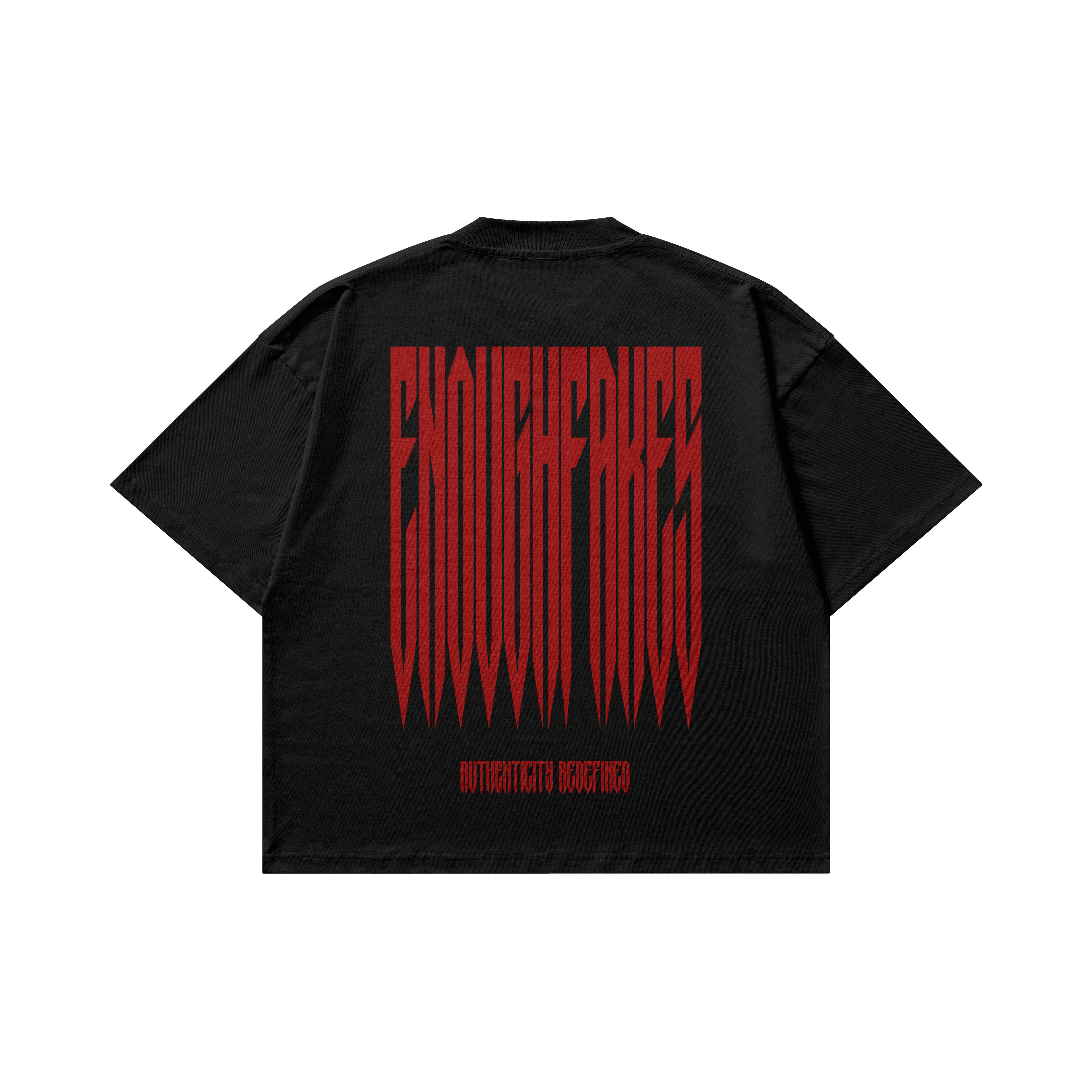 ENOUGH FAKES OVERSIZE TEE