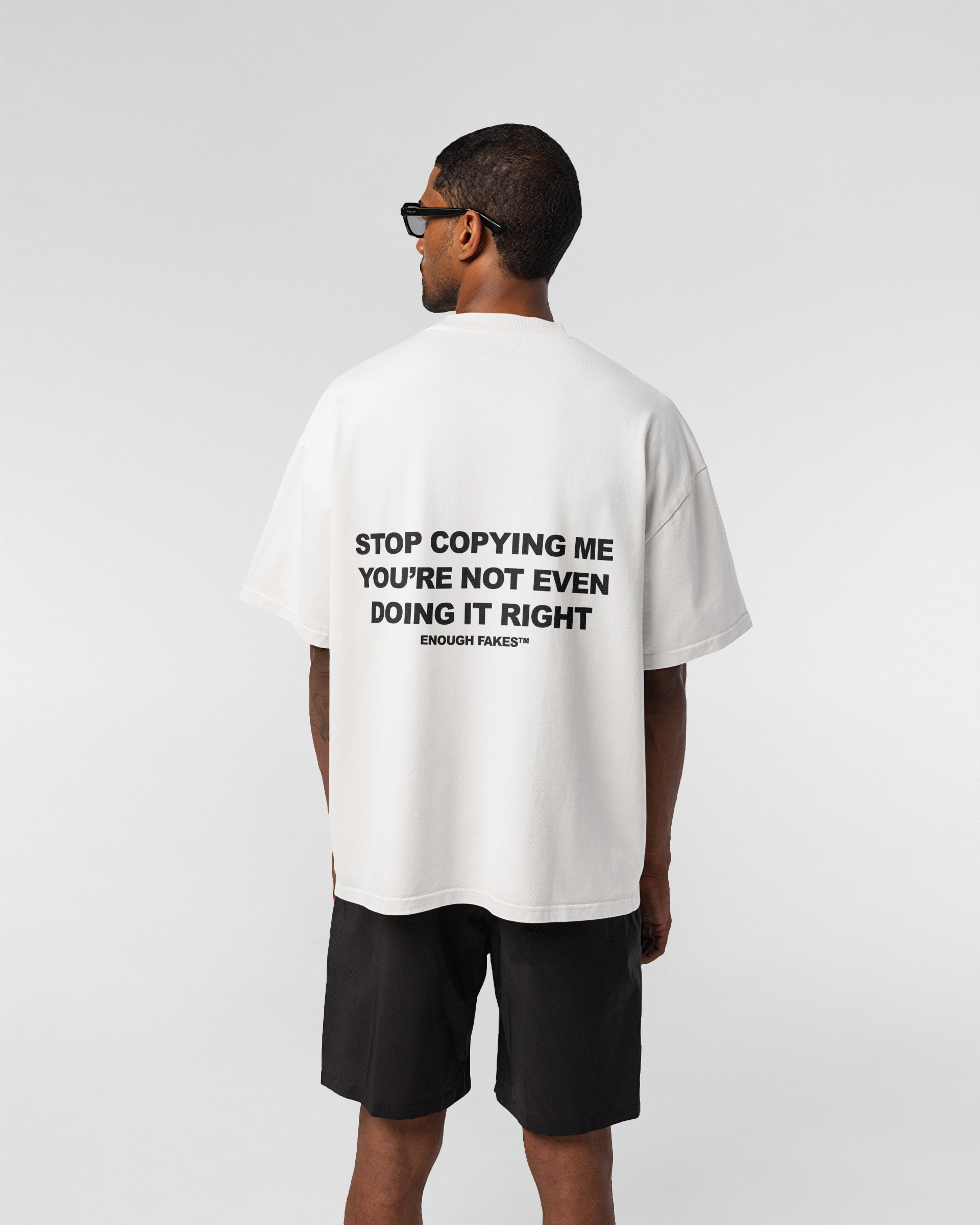 STOP COPYING ME OVERSIZE TEE
