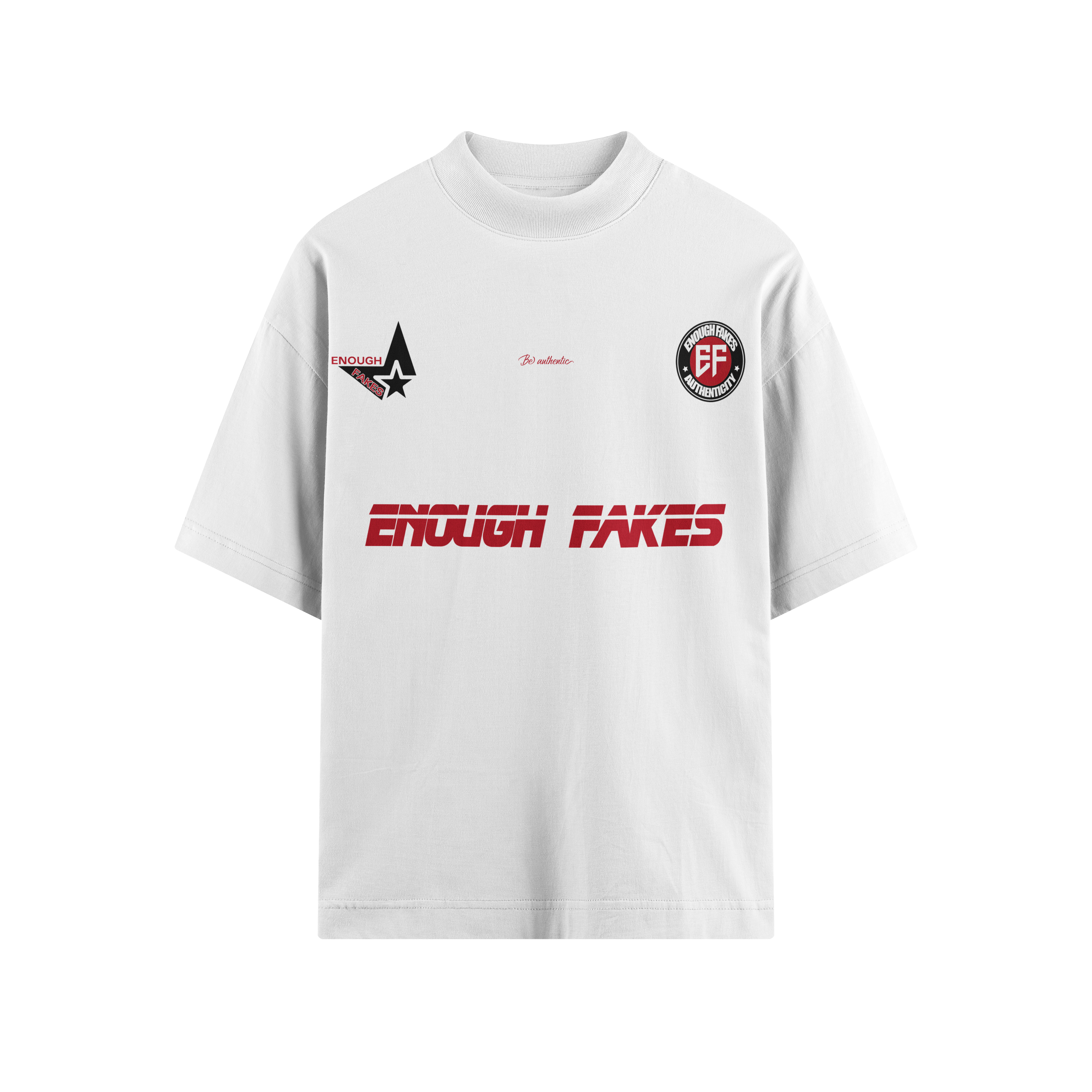 ENOUGH FAKES OVERSIZE TEE