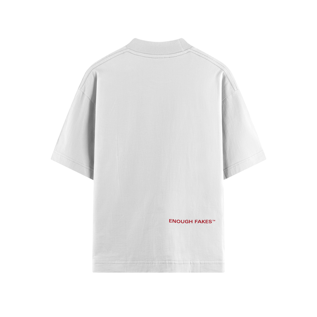 ENOUGH FAKES OVERSIZE TEE