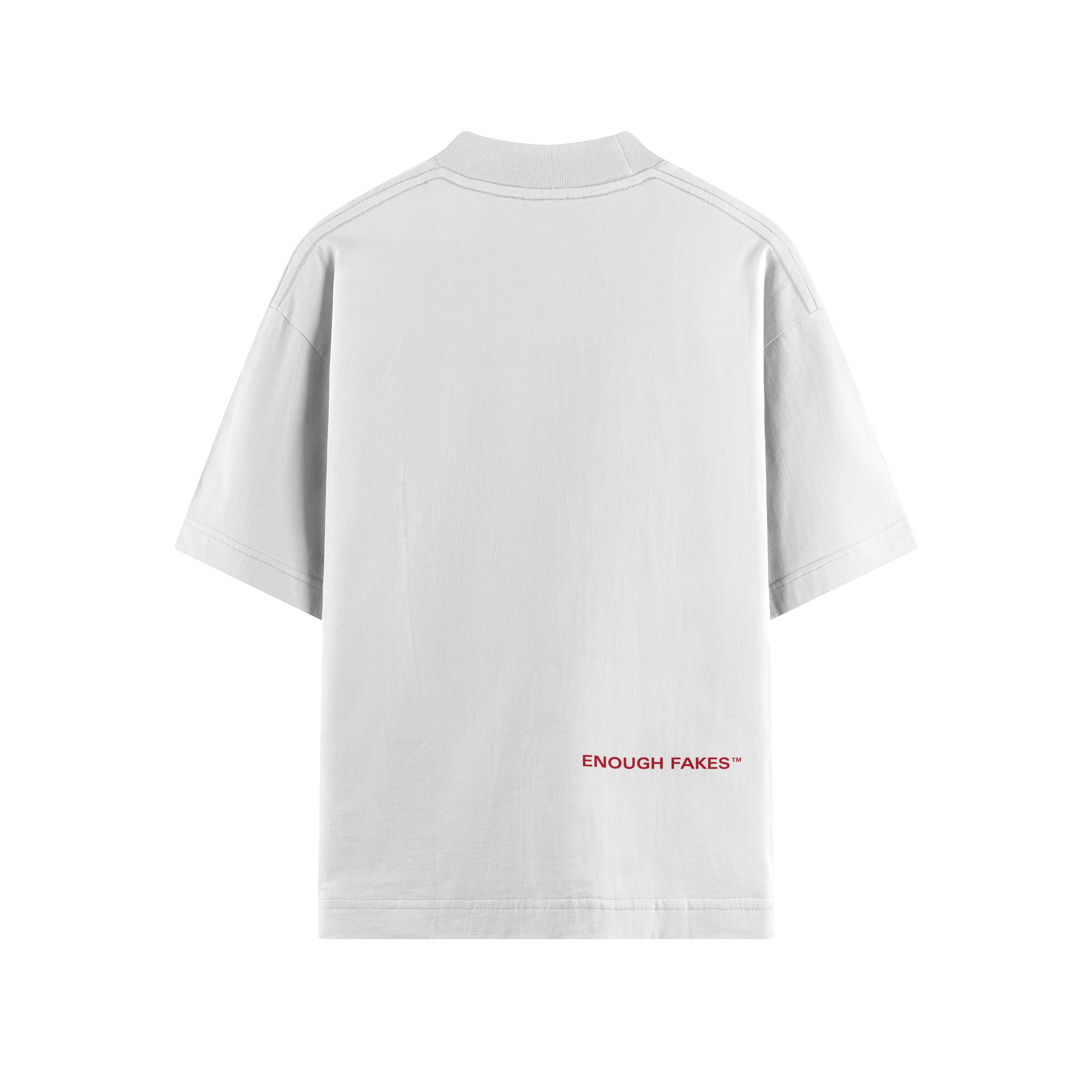 ENOUGH FAKES OVERSIZE TEE