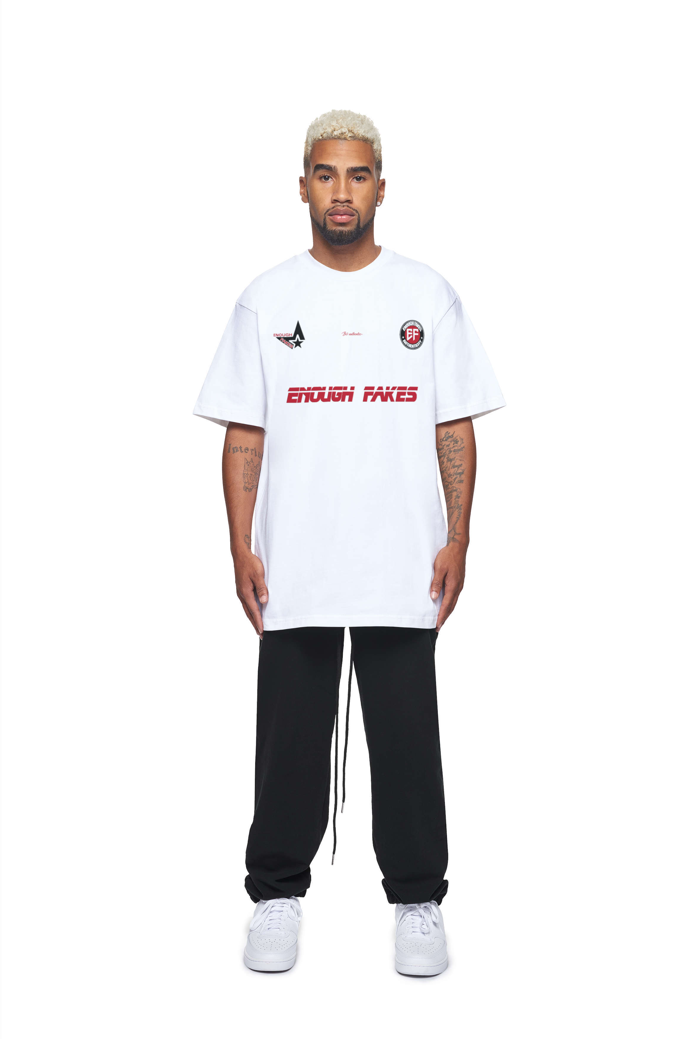 ENOUGH FAKES OVERSIZE TEE