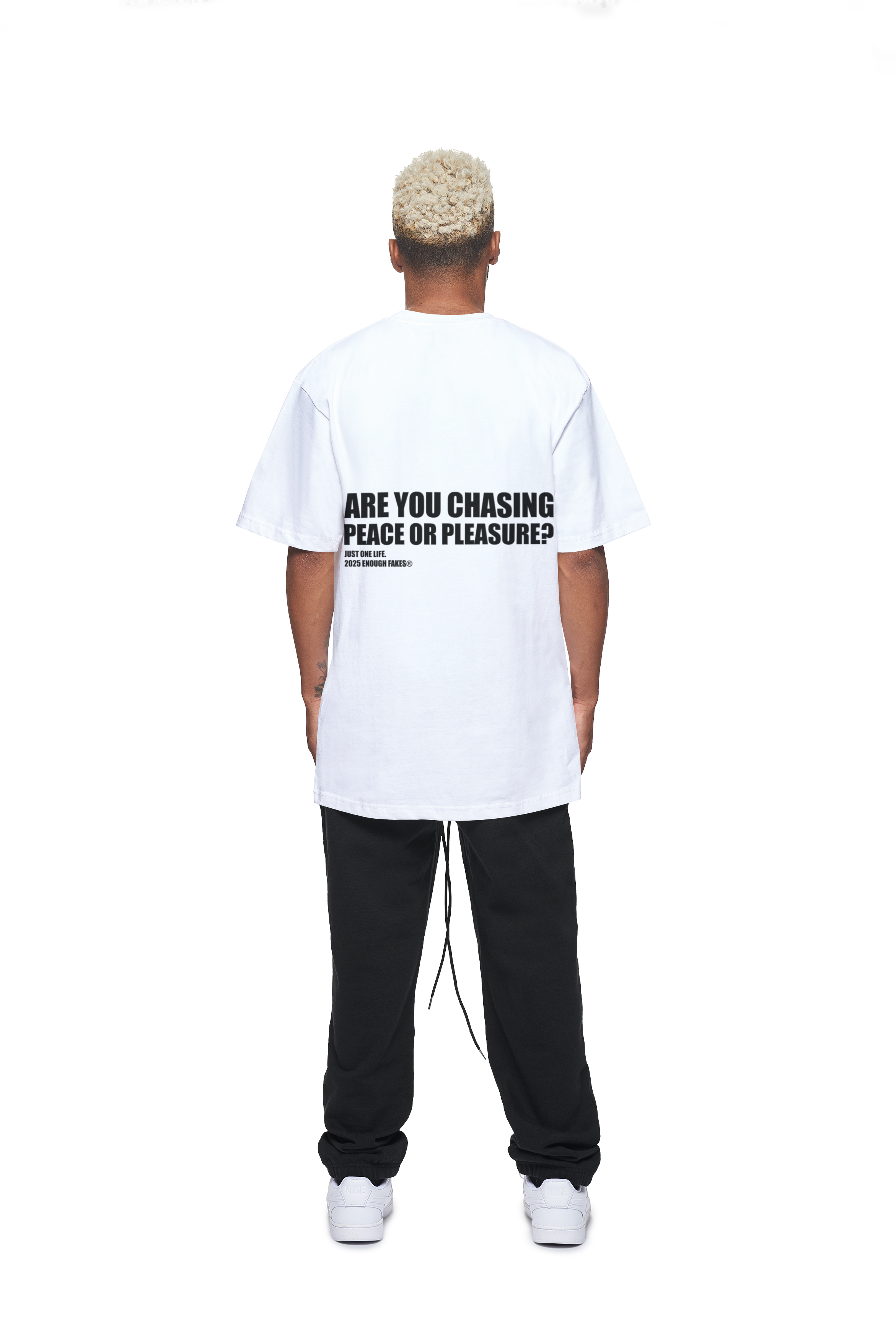 PEACE OR PLEASURE OVERSIZE TEE