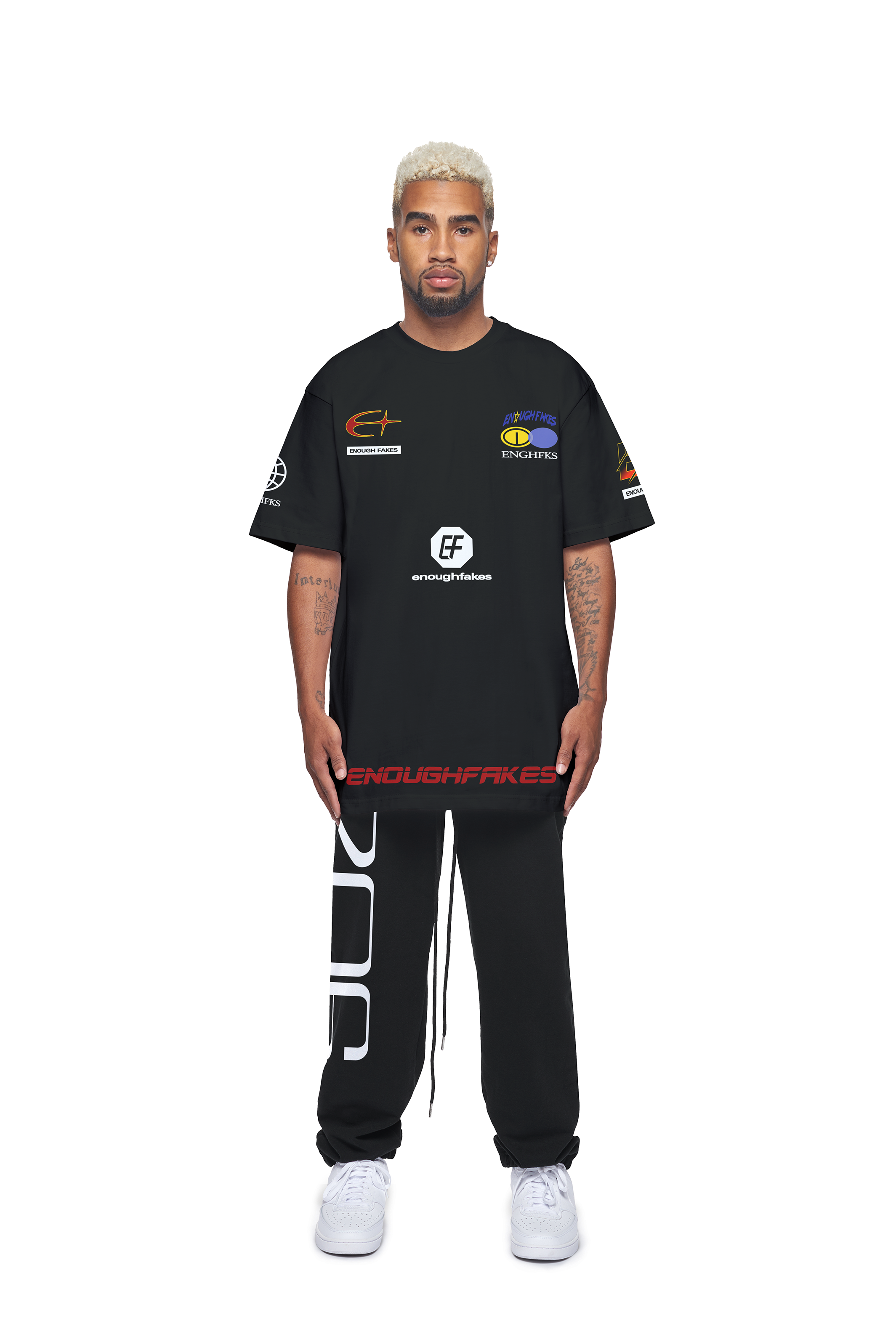 ENOUGH FAKES STREETWEAR OVERSIZE TEE