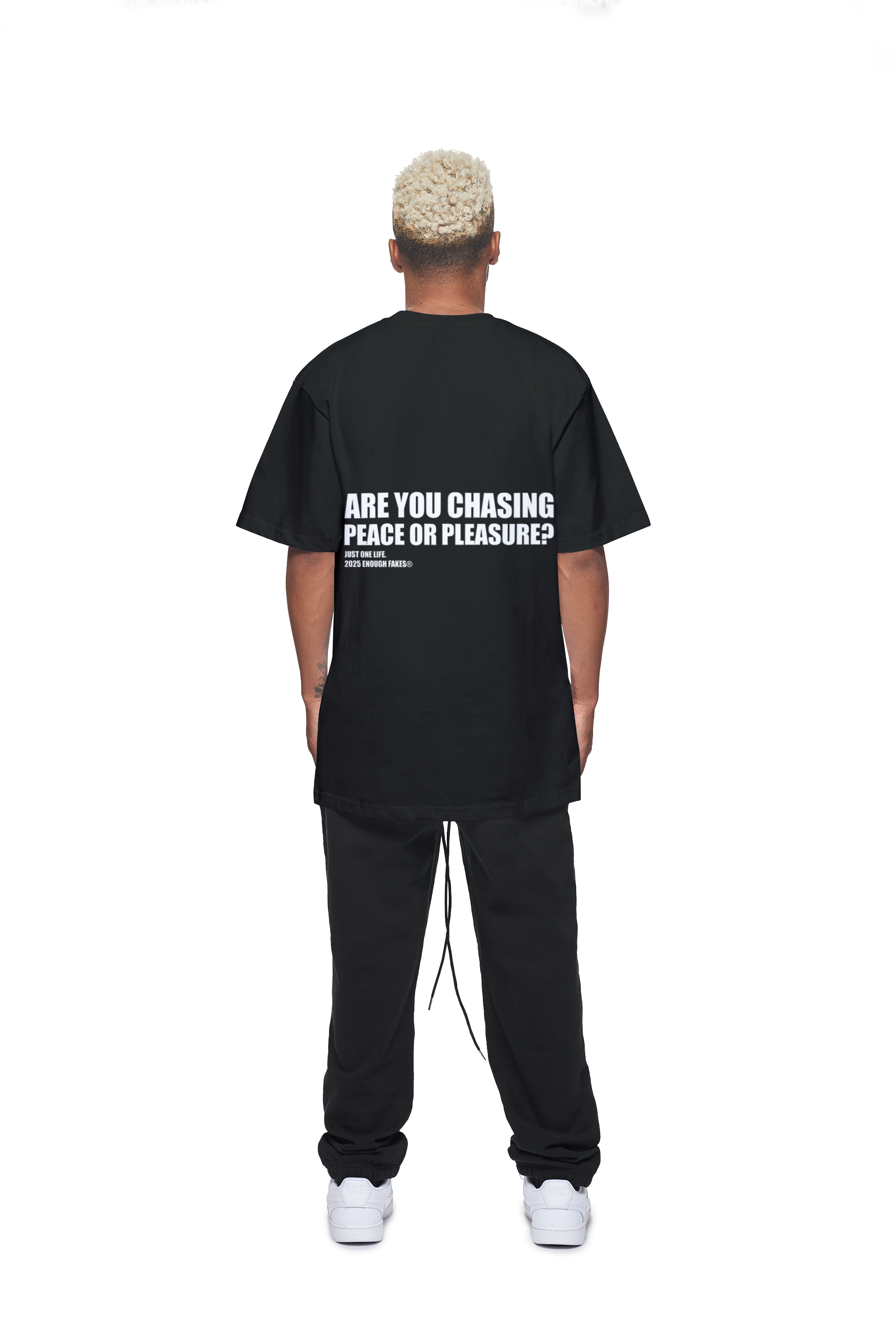 PEACE OR PLEASURE OVERSIZE TEE
