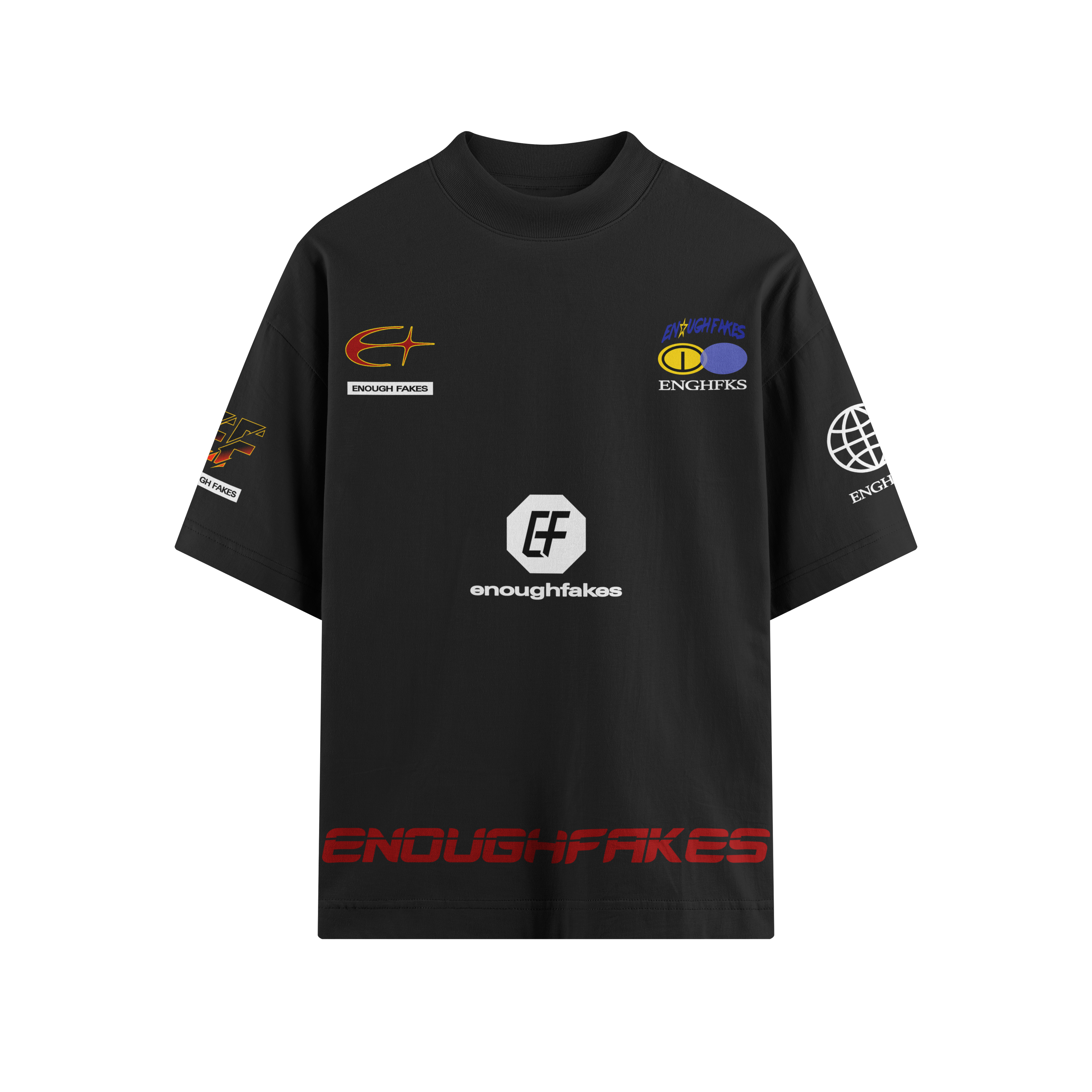 ENOUGH FAKES STREETWEAR OVERSIZE TEE