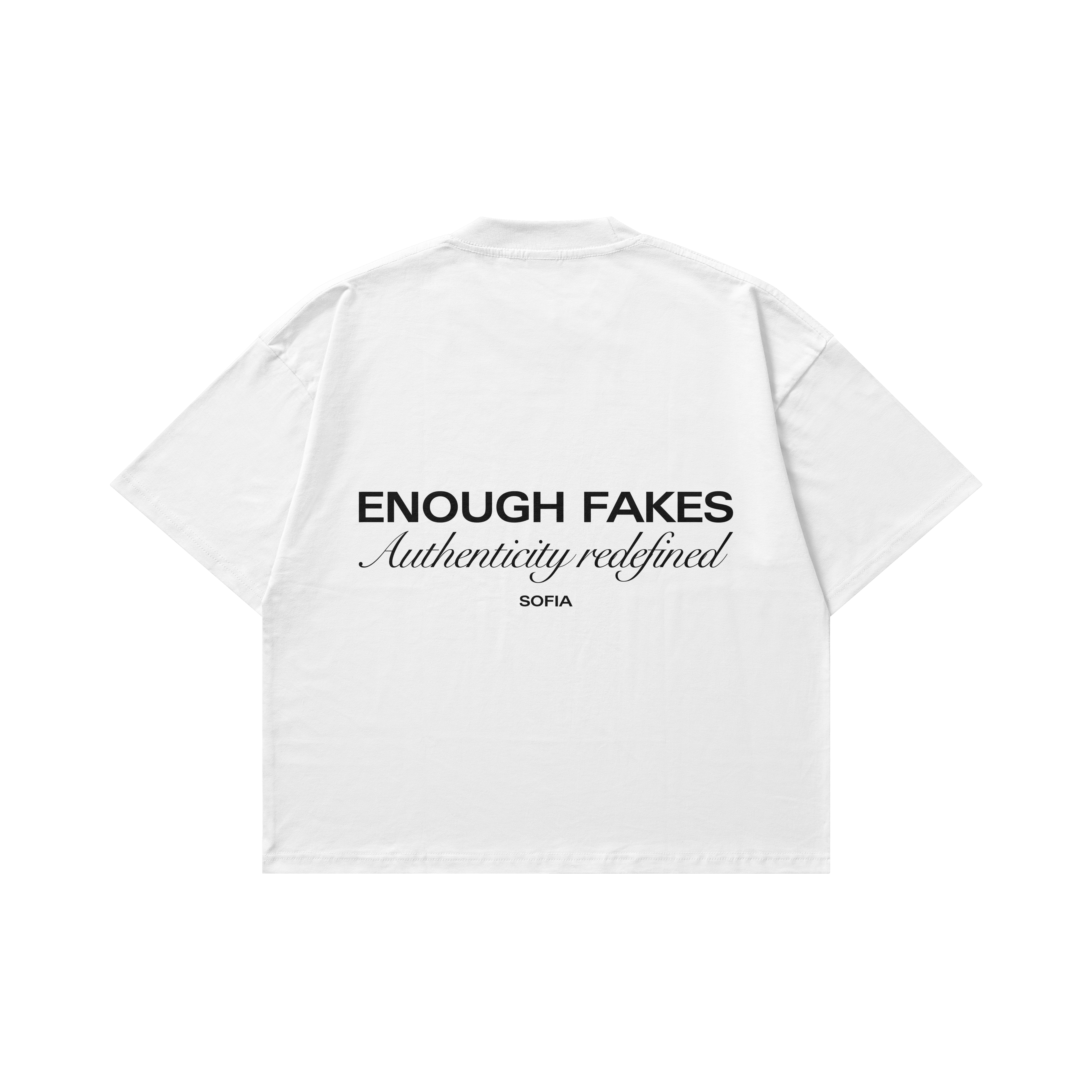 AUTHENTICITY REDEFINED OVERSIZE TEE
